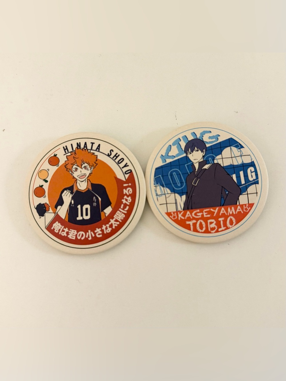 Anime collectible haikyuu haikyu can badge pin set